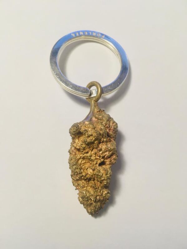 Fior di canapa (Bronzo) - Portachiavi o Pendente + 5 gr.